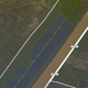 The San Fermin solar power plant appears relatively unscathed in aerial imagery taken four days after Maria. Photo: NOAA